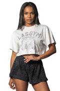 T-shirt Crop Tiger Crystal Bianca