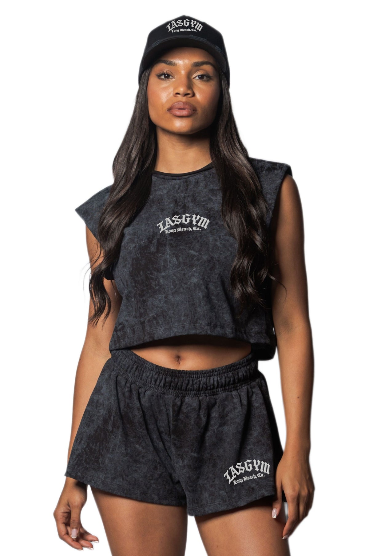Washed-Effect Big SuperOver Tank Top