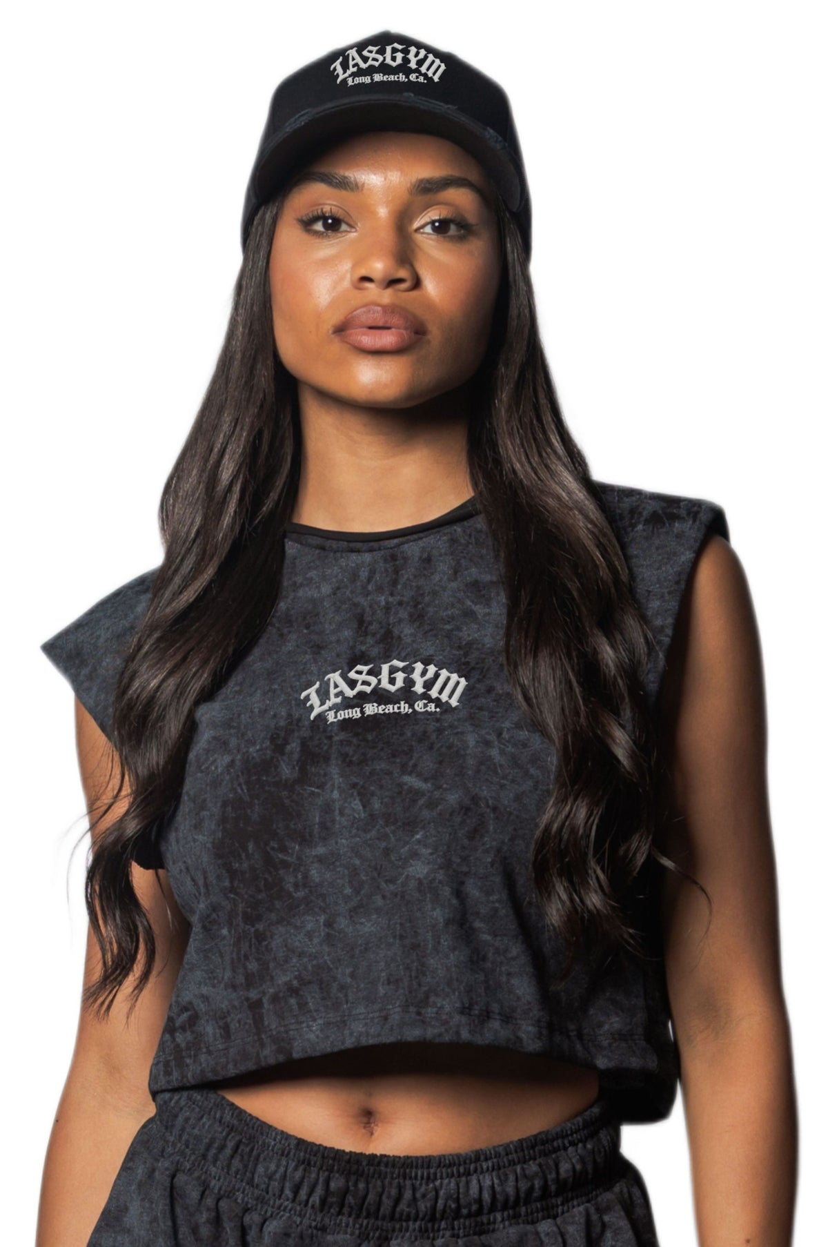 Washed-Effect Big SuperOver Tank Top