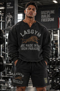 Felpa Golden Era Iron Paradise Black