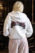 Felpa Cappuccio Zip W Relentless Red Chain
