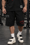 Long Shorts 3/4 Over Premium Hustle Ghotic Black
