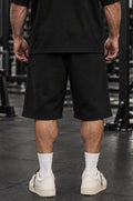 Long Shorts 3/4 Over Premium Hustle Ghotic Black