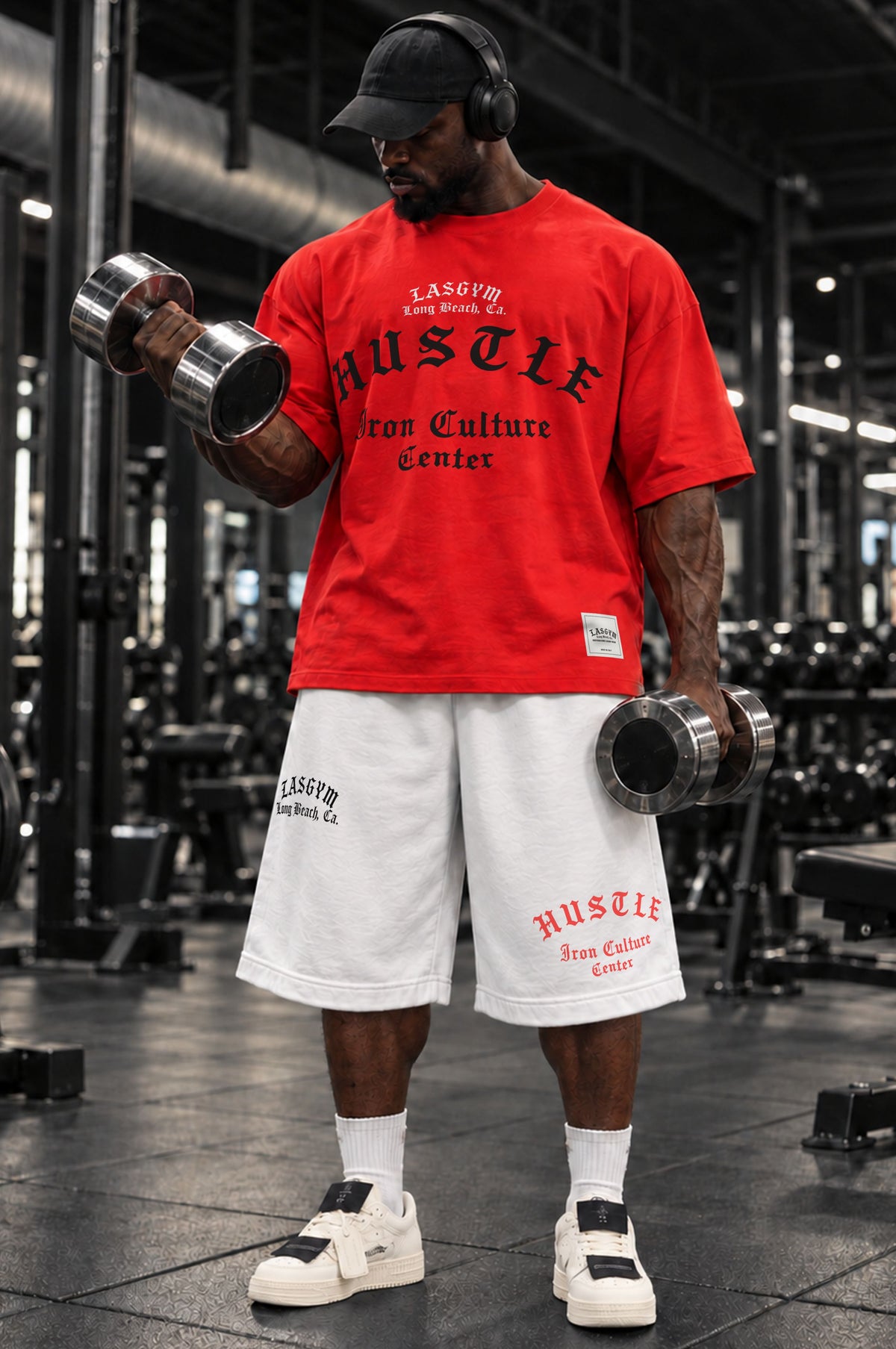T-shirt S.Over Premium Hustle Ghotic Red