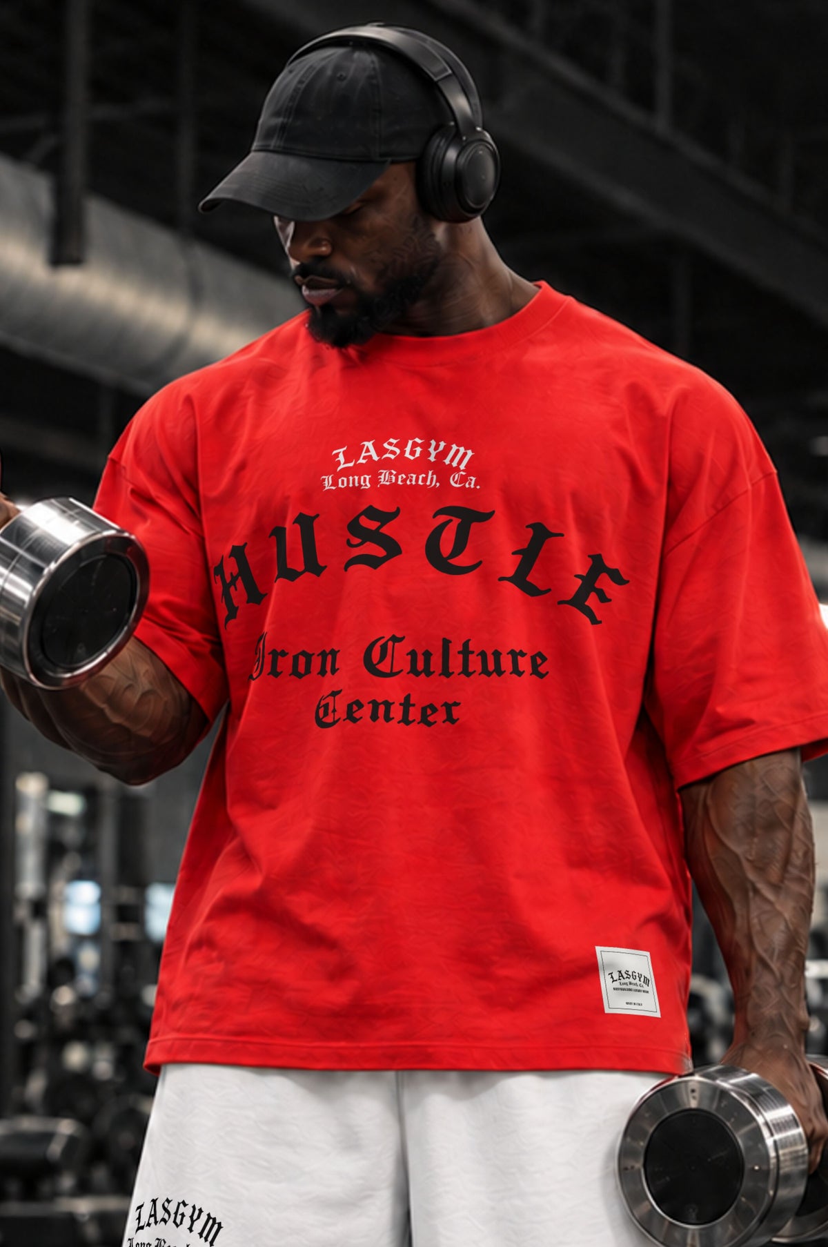 T-shirt S.Over Premium Hustle Ghotic Red