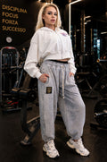 Pantalone Over Velluto W Fit-Denim
