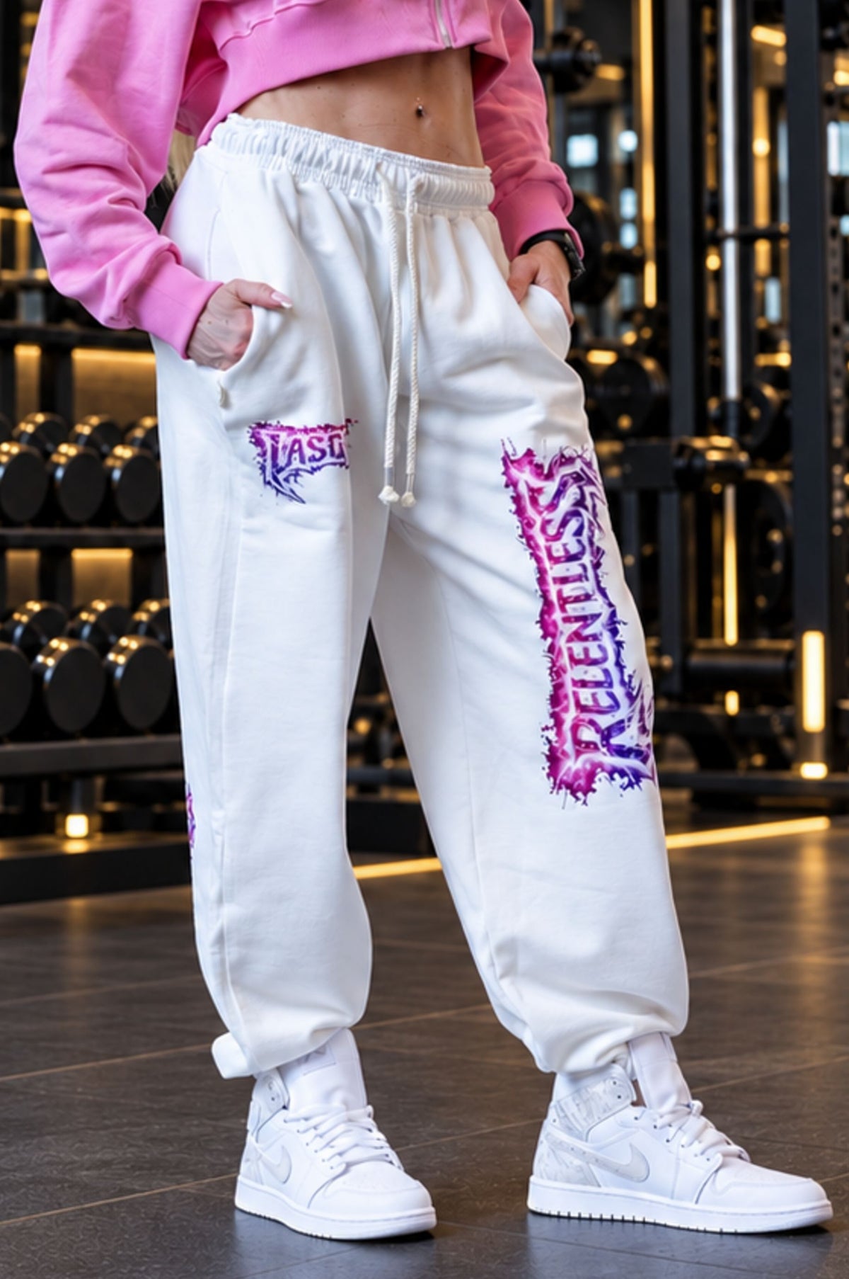 Pantalone Over Relentless Phoenix Pink