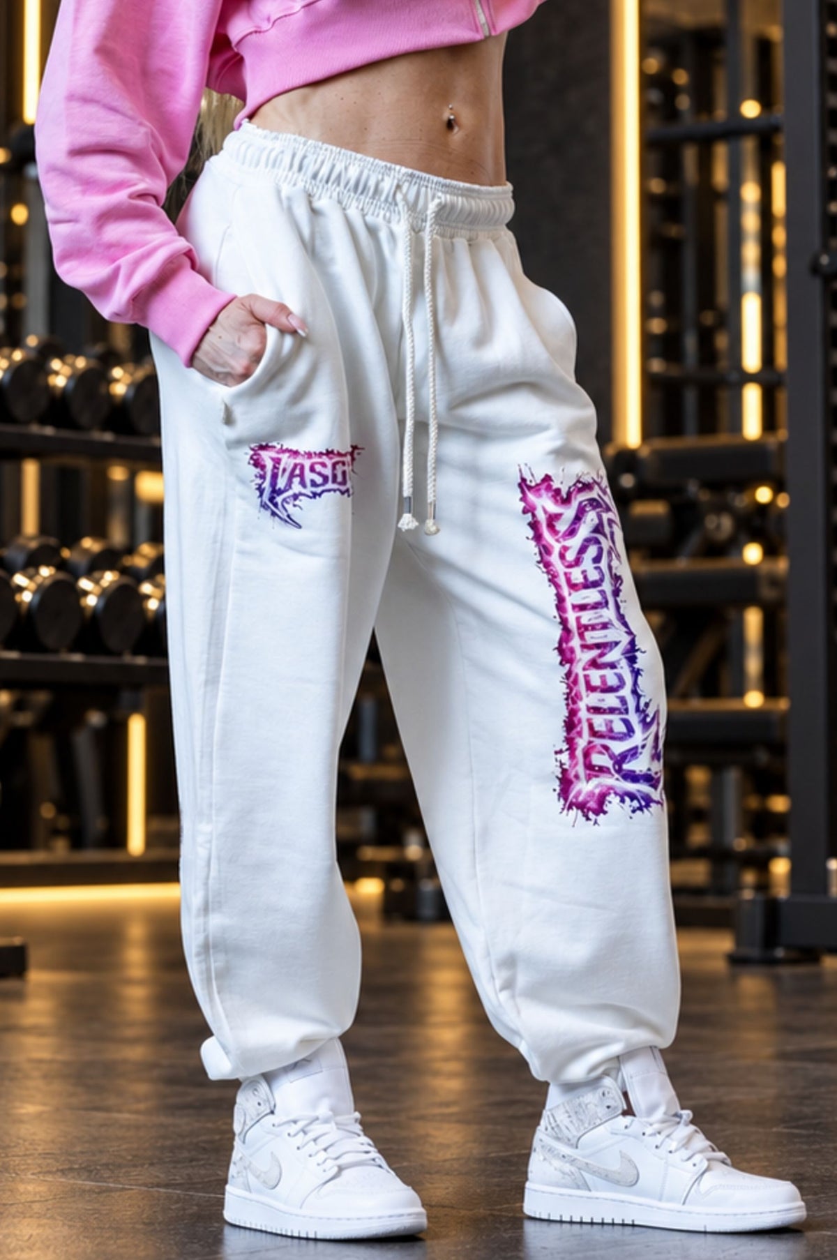 Pantalone Over Relentless Phoenix Pink