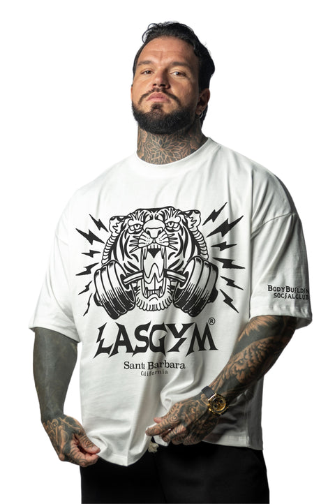 T-shirt S.Over Silverlake Man Black Bianco