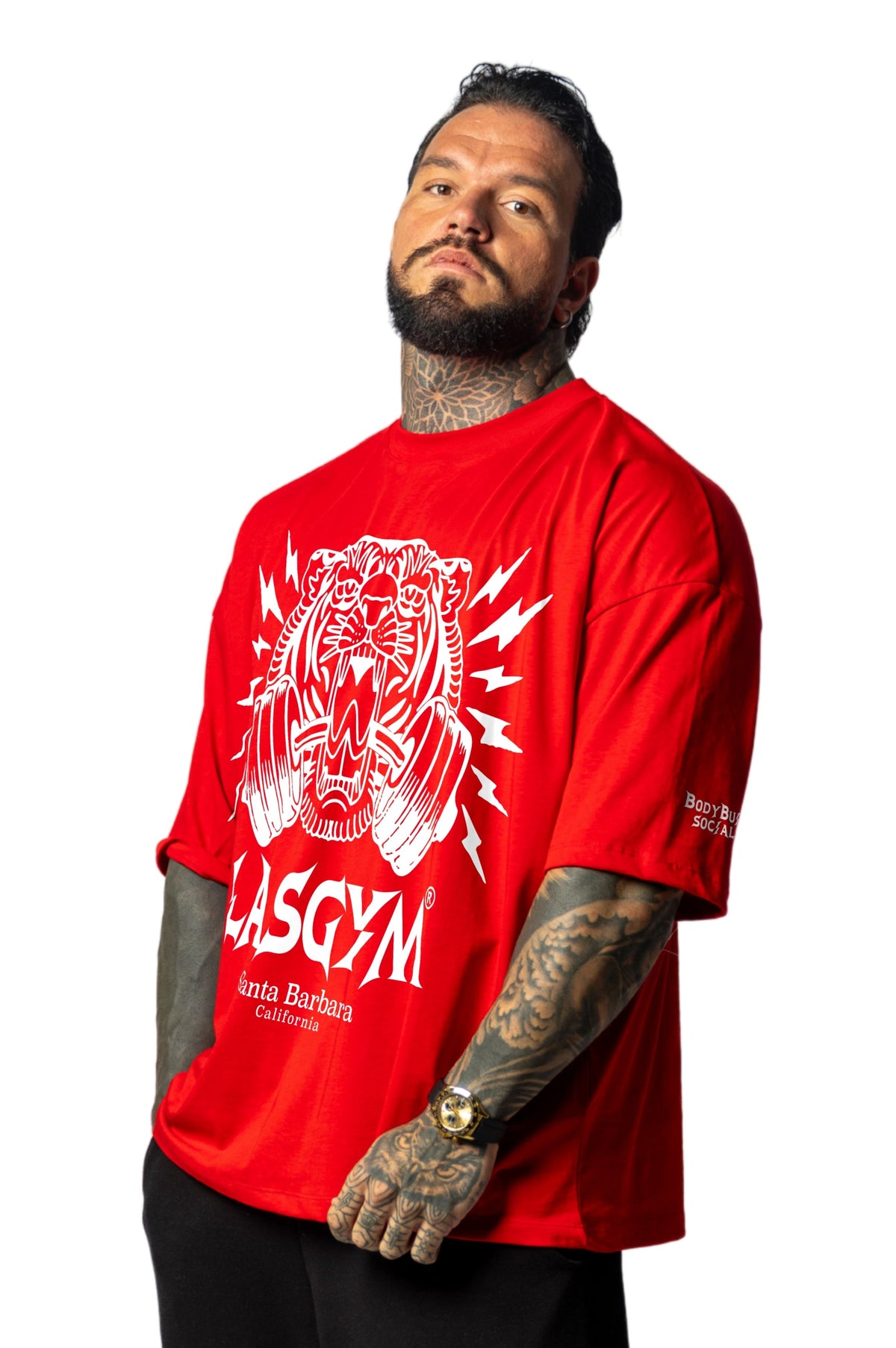 T-shirt S.Over Silverlake Man Rosso