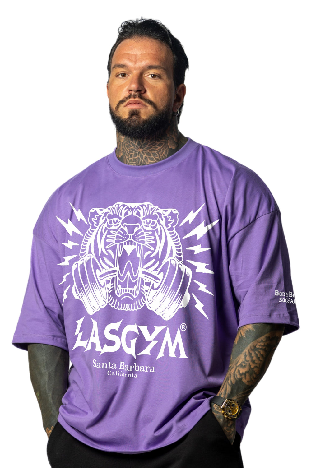 T-shirt S.Over Silverlake Man Lilla