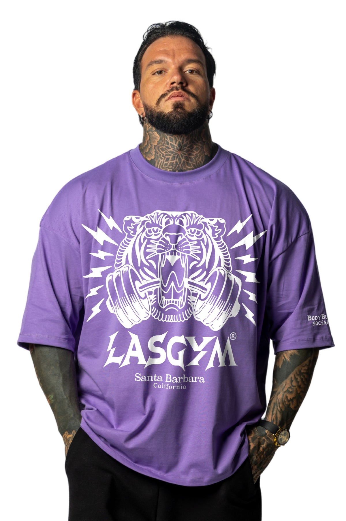 T-shirt S.Over Silverlake Man Lilla