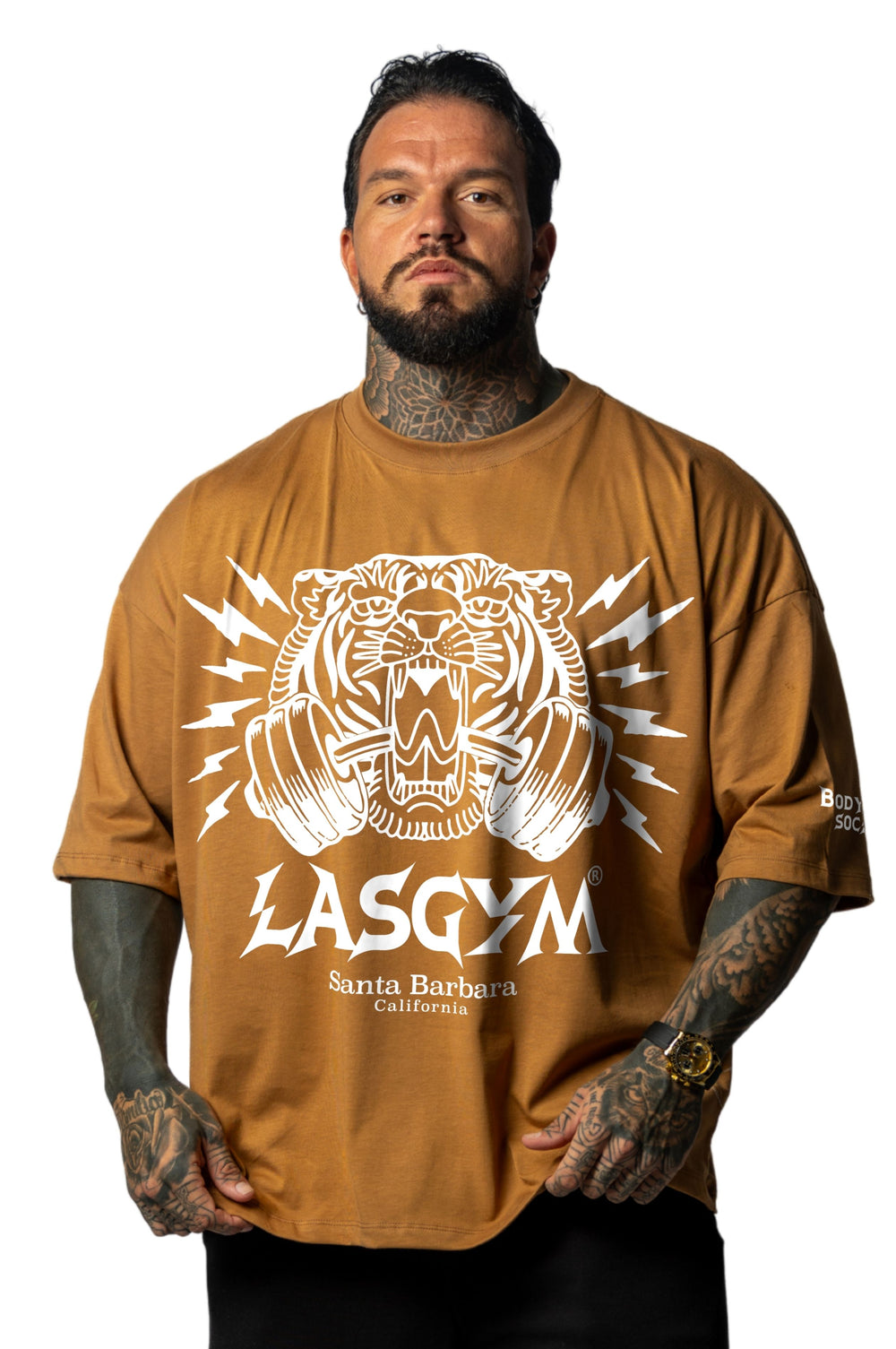 T-shirt S.Over Silverlake Man Cammello