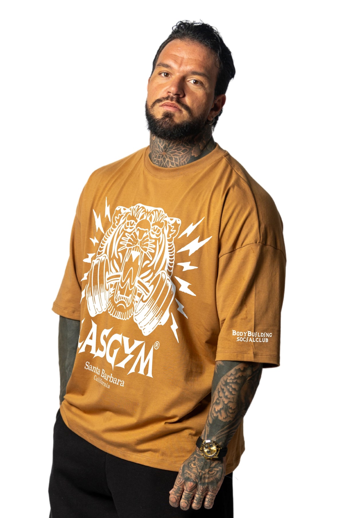 T-shirt S.Over Silverlake Man Cammello