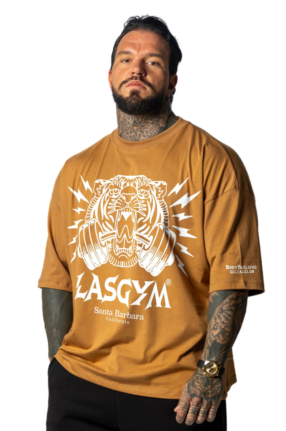 T-shirt S.Over Silverlake Man Cammello