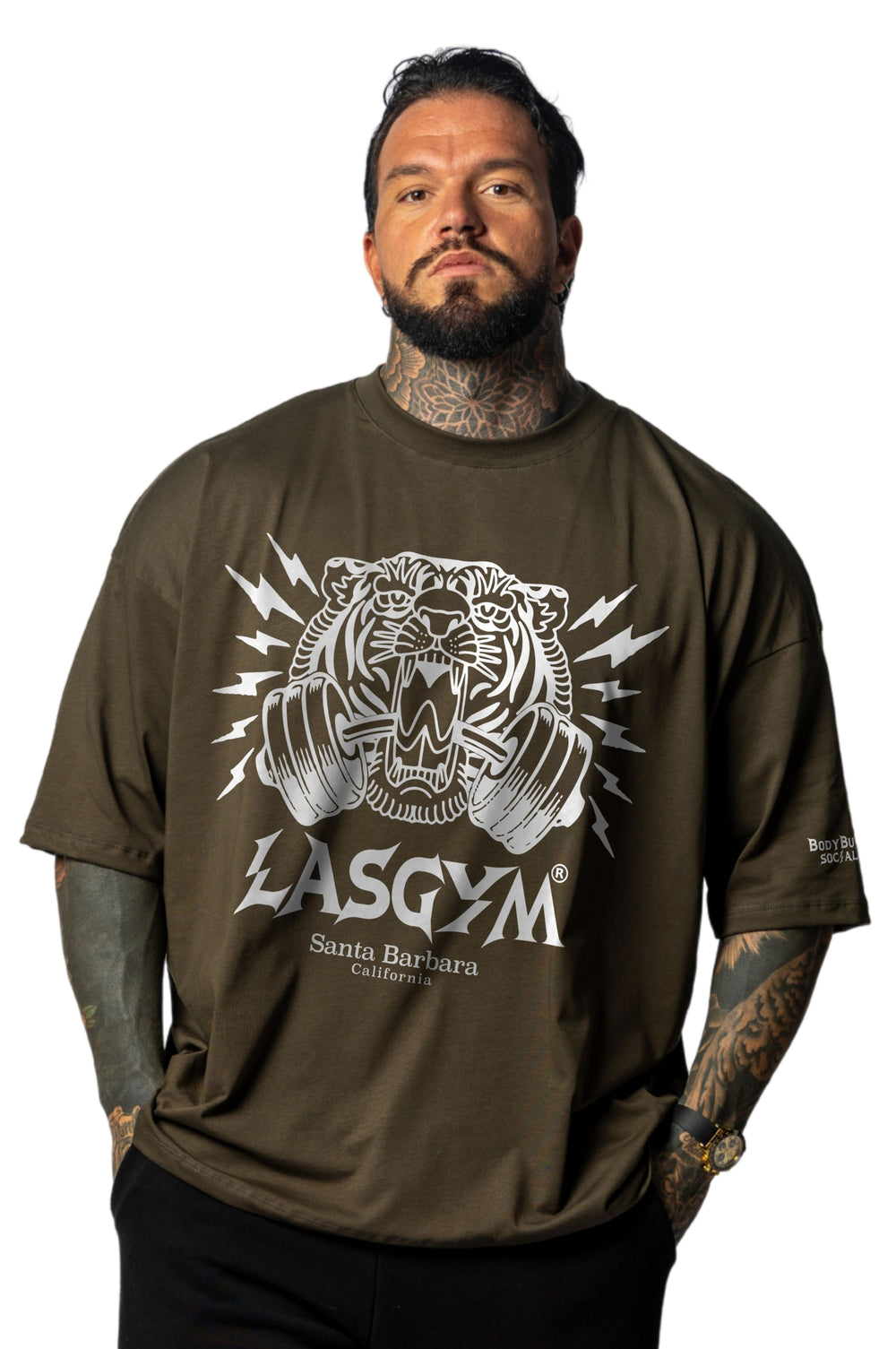T-shirt S.Over Silverlake Man Militare