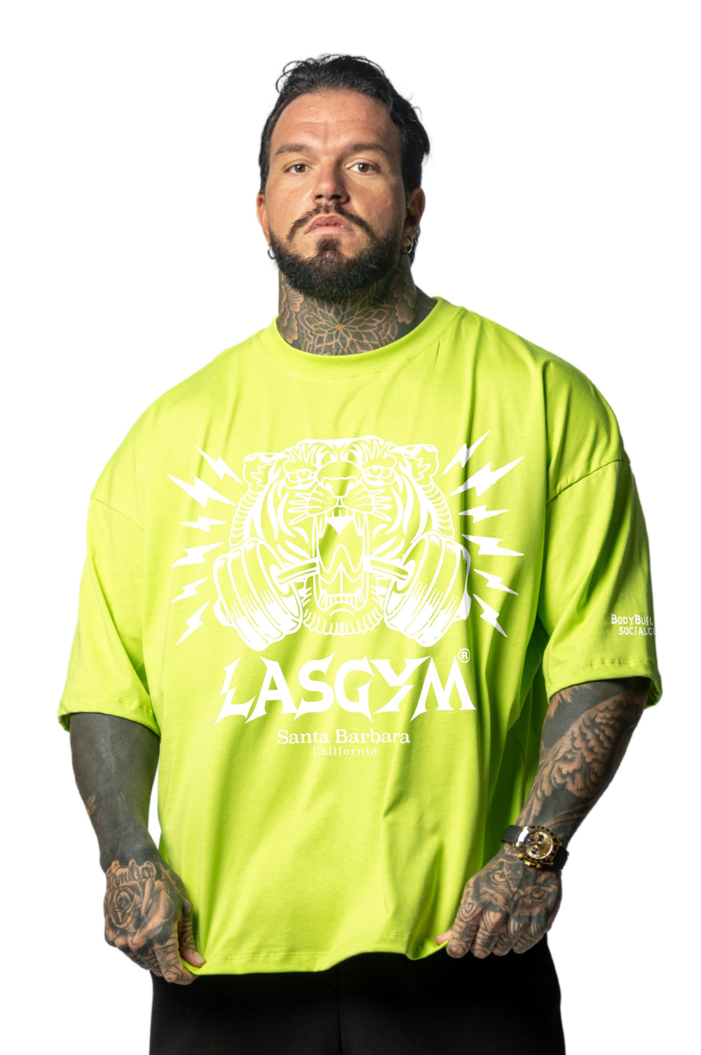 T-shirt S.Over Silverlake Man Lime
