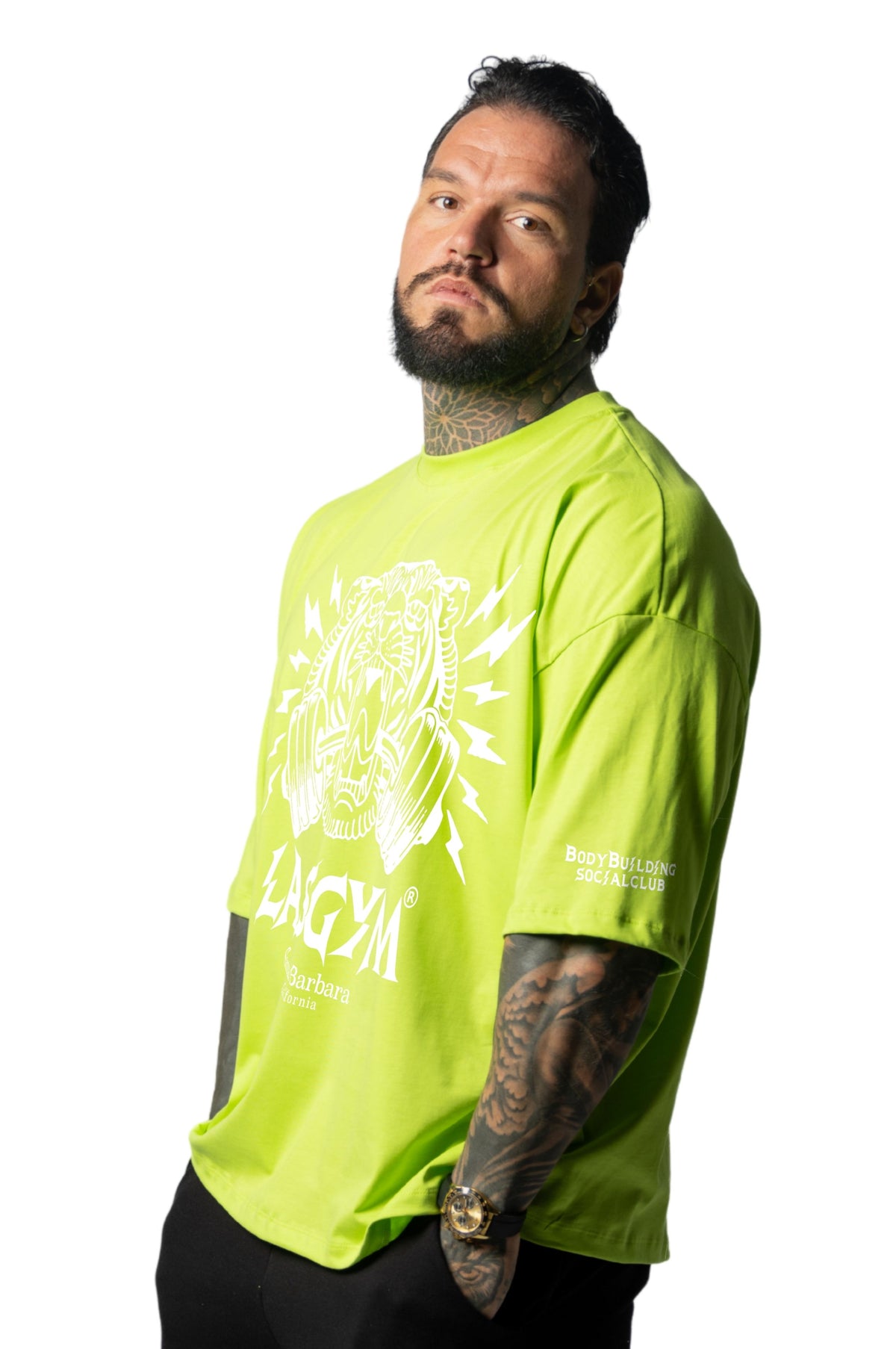 T-shirt S.Over Silverlake Man Lime