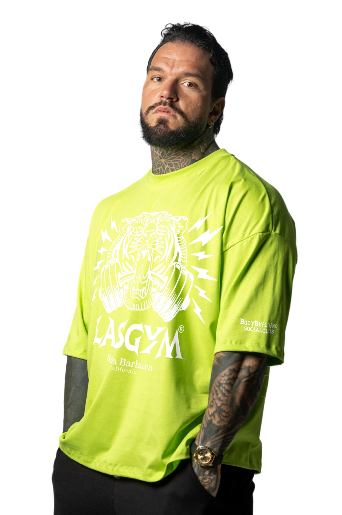 T-shirt S.Over Silverlake Man Lime