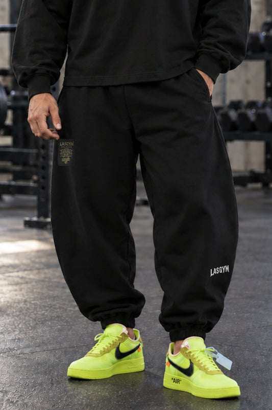 Pantalone Man Premium Lasgym Embroidery Blk