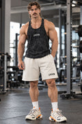 Shorts Over Premium Lasgym Embroidery Delavè