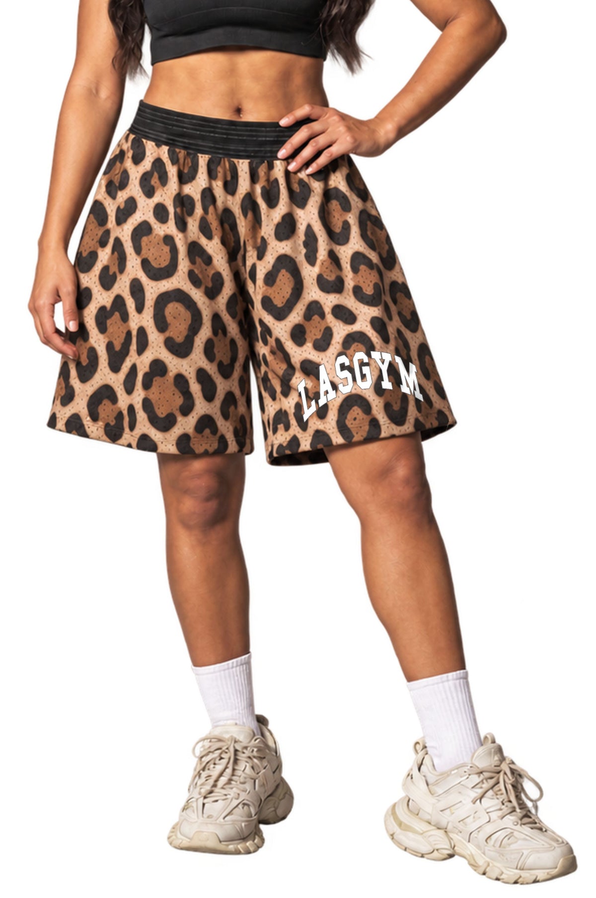 Washed-Effect Your Strong Black Shorts