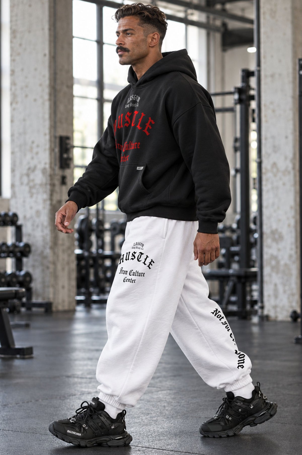 Pantalone Man Premium Hustle Ghotic White