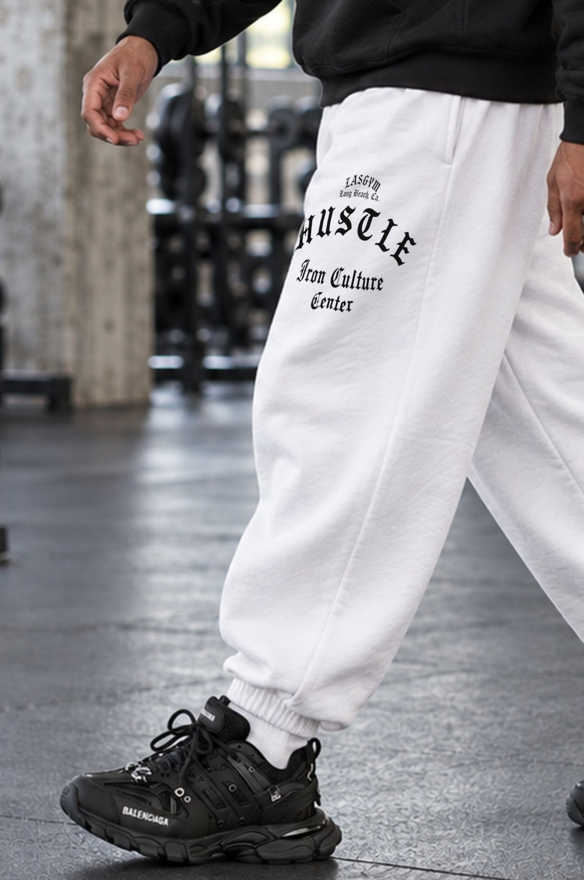 Pantalone Man Premium Hustle Ghotic White
