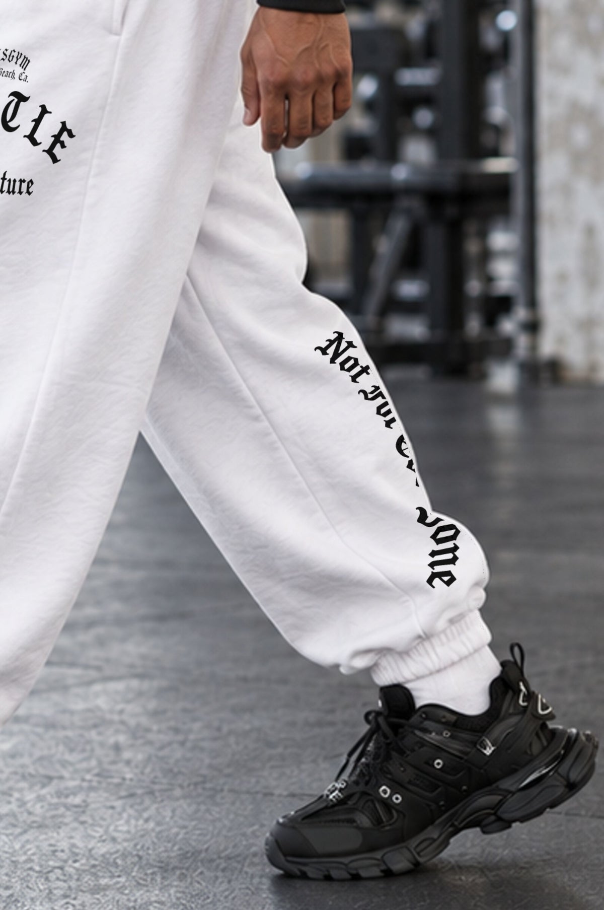 Pantalone Man Premium Hustle Ghotic White