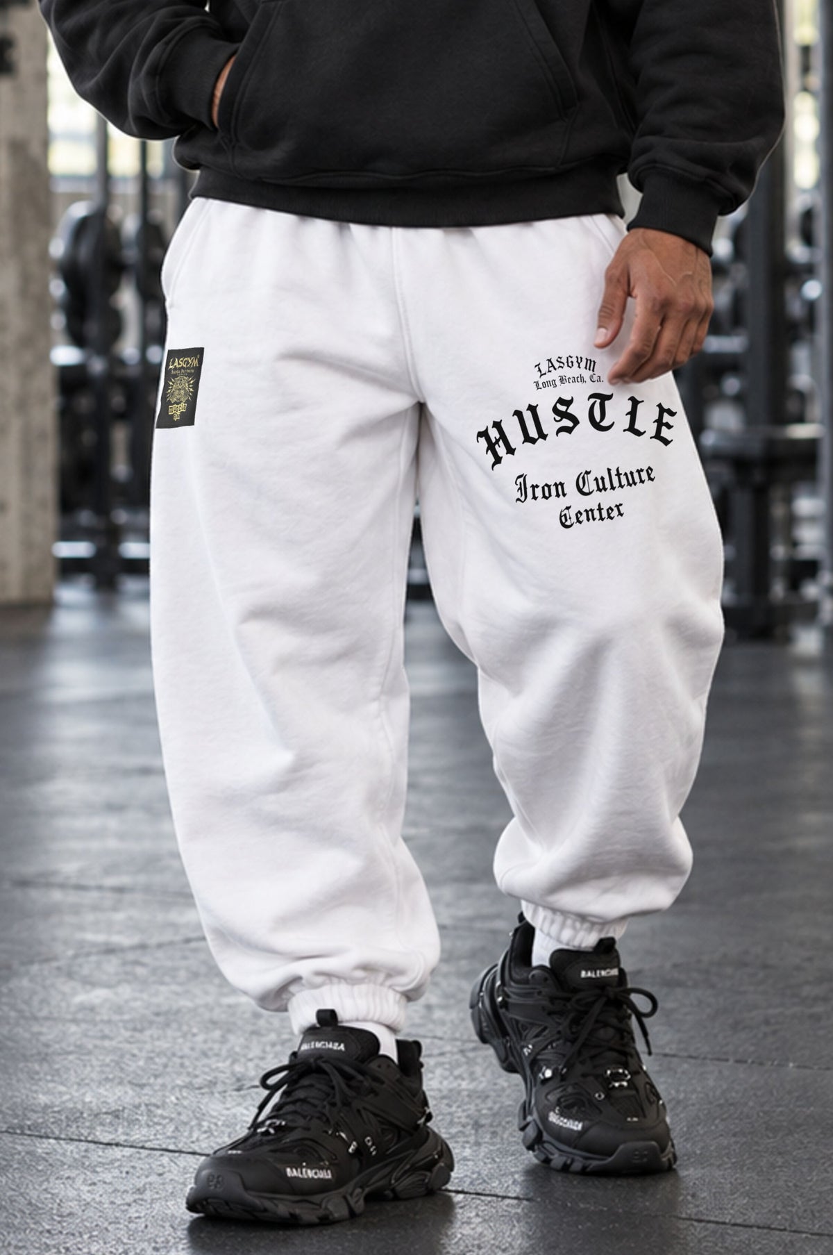 Pantalone Man Premium Hustle Ghotic White