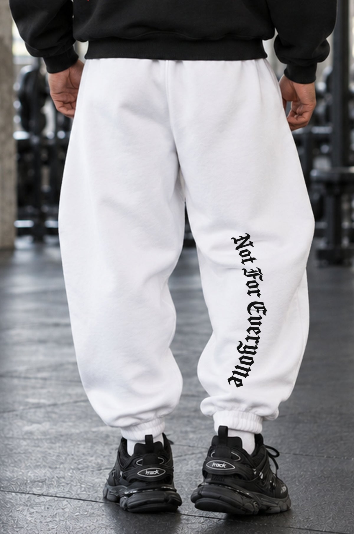 Pantalone Man Premium Hustle Ghotic White