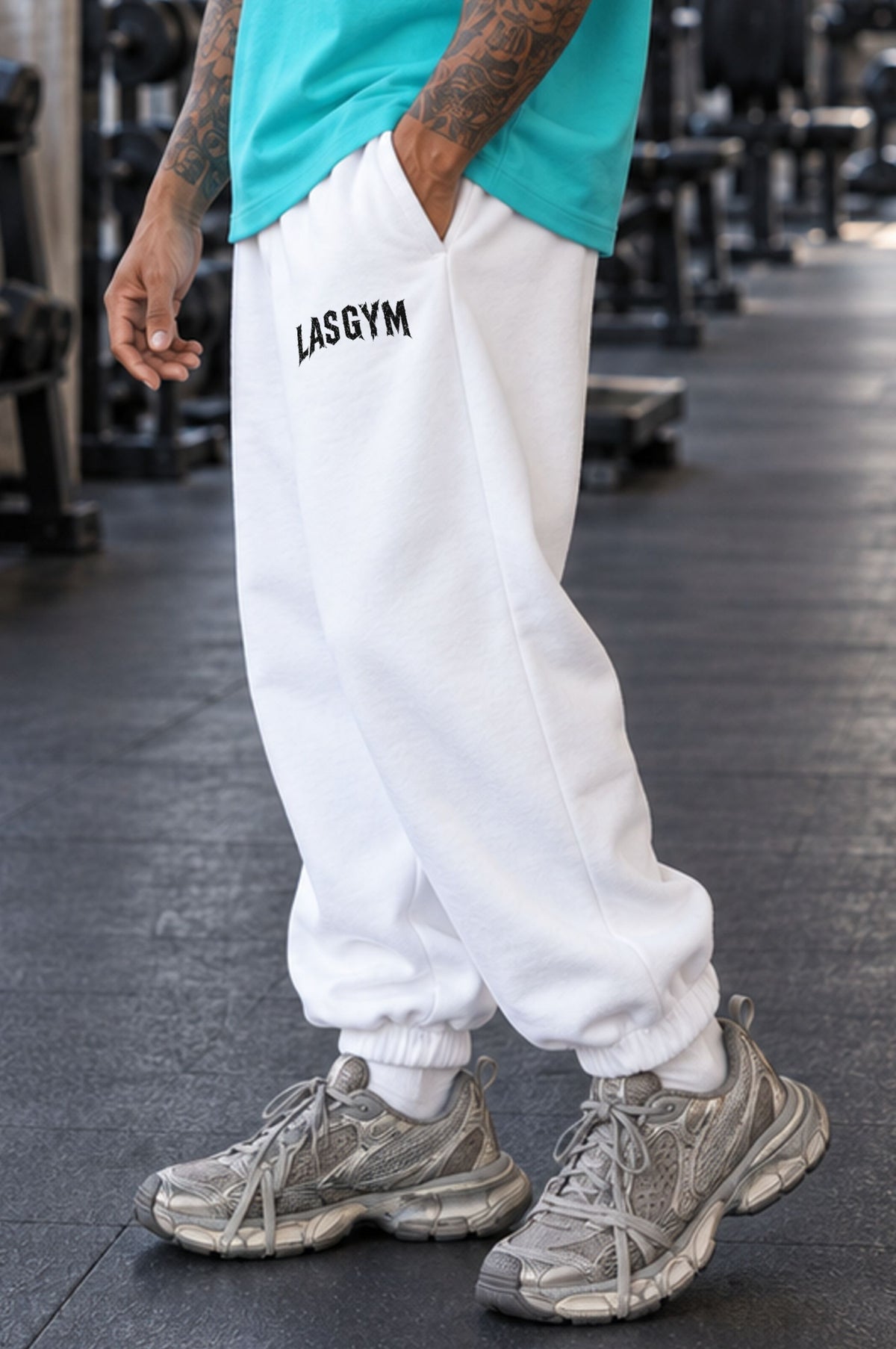 Pantalone Man Premium Small Destroy White