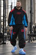 Pantalone Over Felpa Man Retro Luxury Gymwear Blk