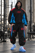 Pantalone Over Felpa Man Retro Luxury Gymwear Blk