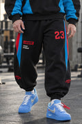 Pantalone Over Felpa Man Retro Luxury Gymwear Blk