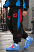 Pantalone Over Felpa Man Retro Luxury Gymwear Blk
