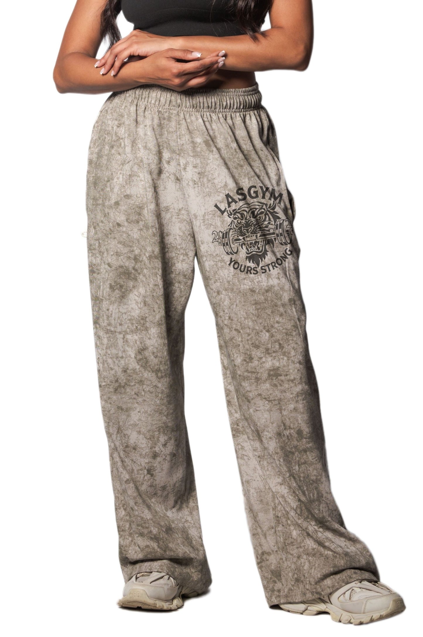 Pantalone Baggy Delavè Your Strong Sabbia