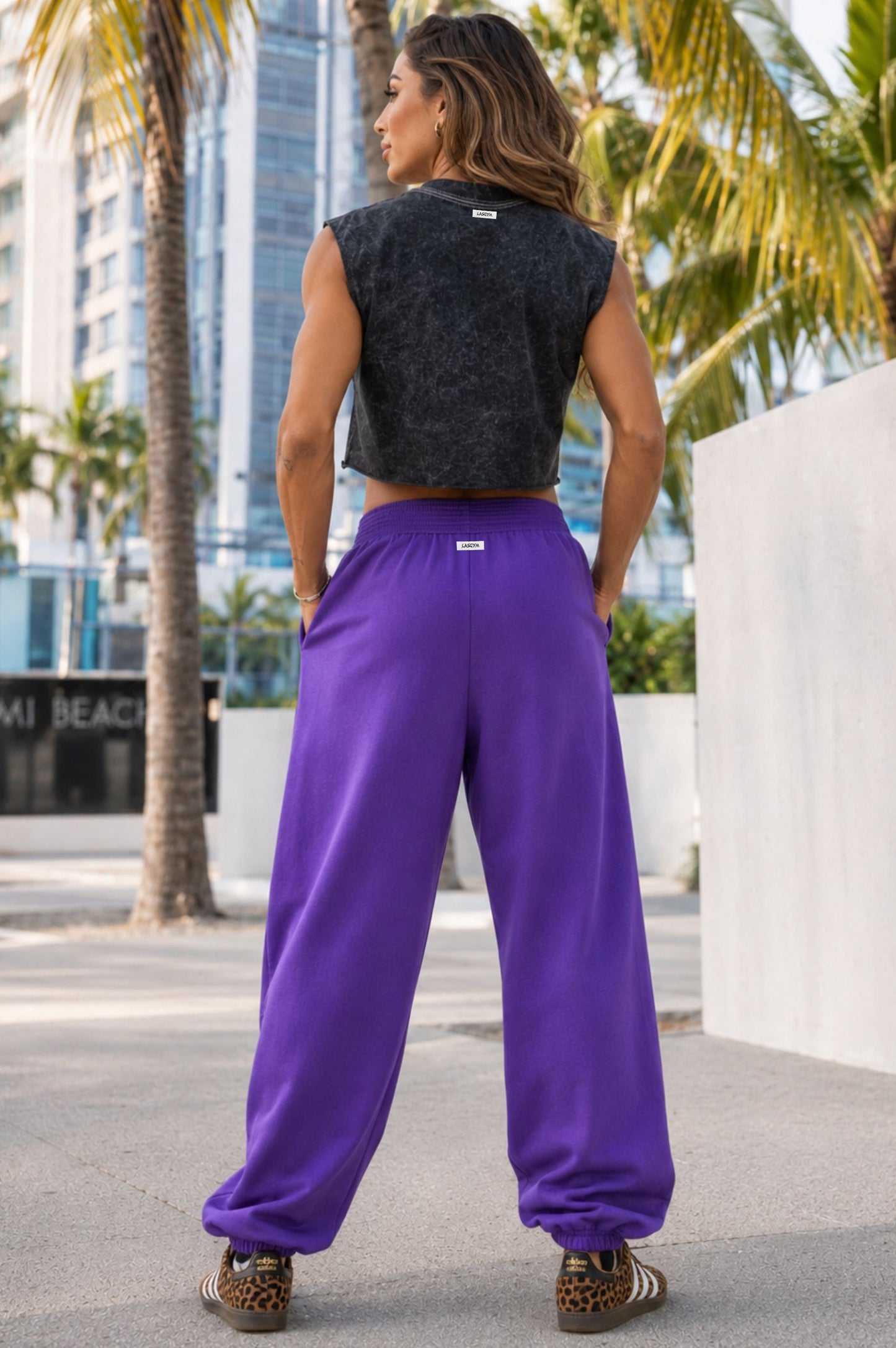 Pantalone Over Vintage Stripe
