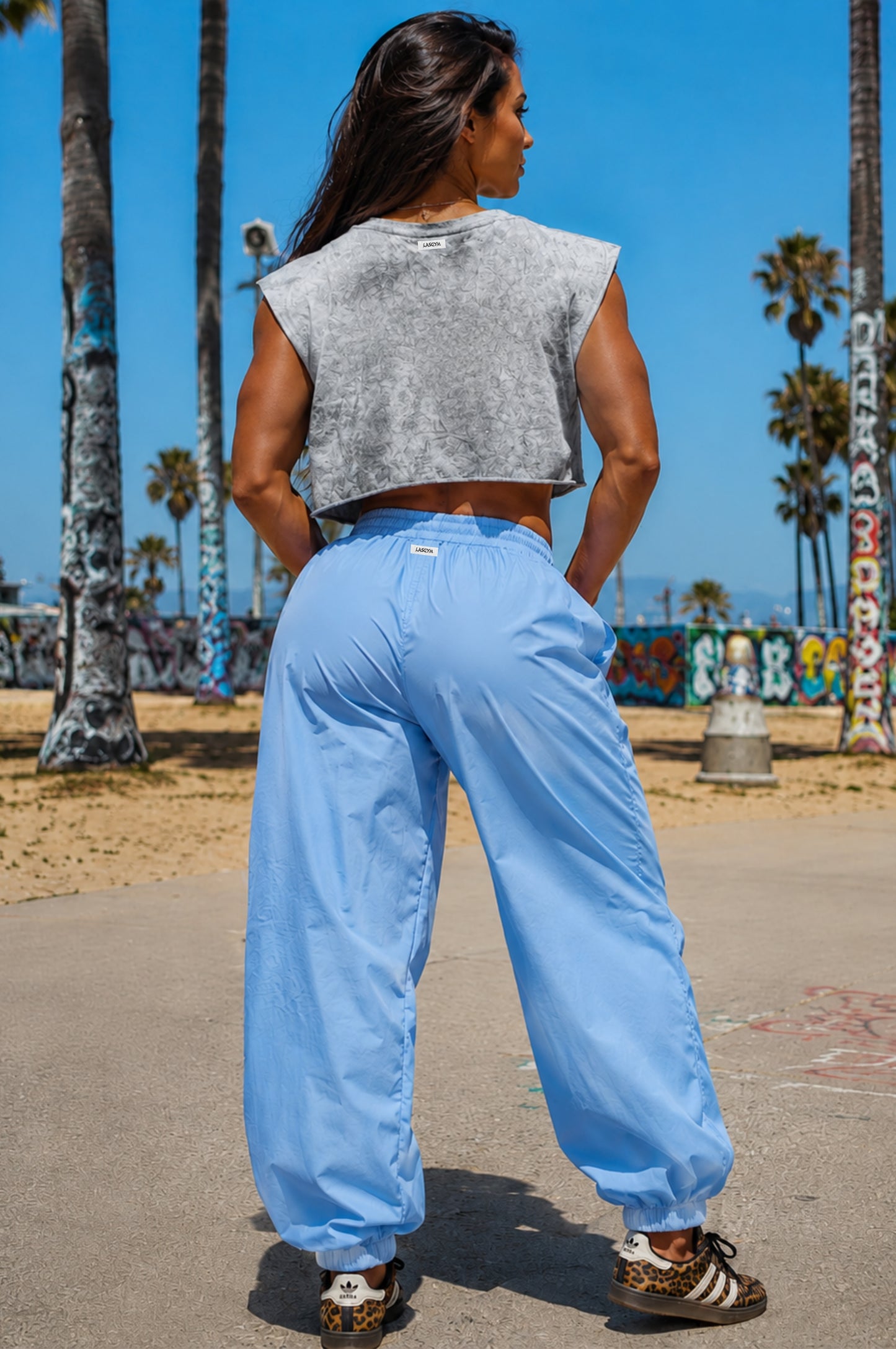 Pantalone Over Vintage Stripe