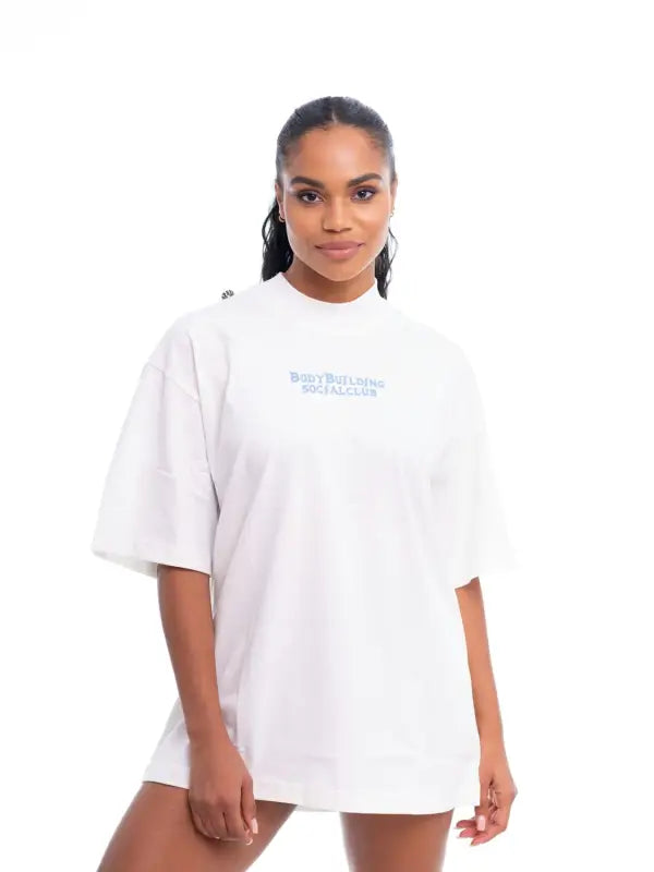 T-shirt Oversize Madera Celeste EdT - XS / Panna - T-shirt