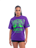 T-shirt Oversize SilverLake Fluo EdT - Viola / XXS - T-shirt